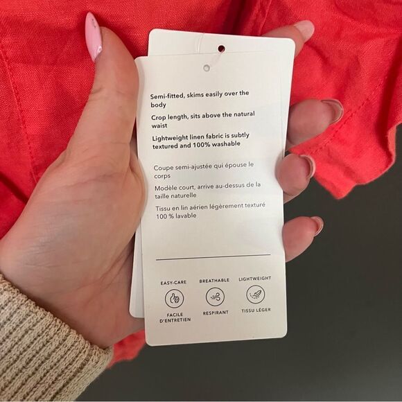 Athleta Playa Linen Tie Top - Picture 14 of 16